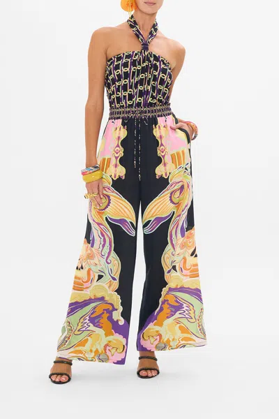 CAMILLA DRAPED JERSEY HALTER TOP FILM DIVA