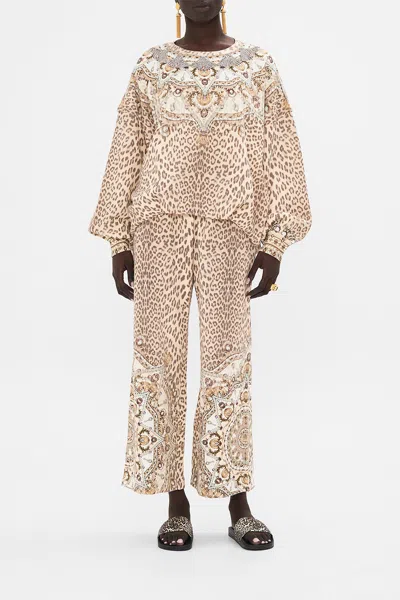 CAMILLA EMBELLISHED TUCK DETAIL SWEATER GROTTO GODDESS