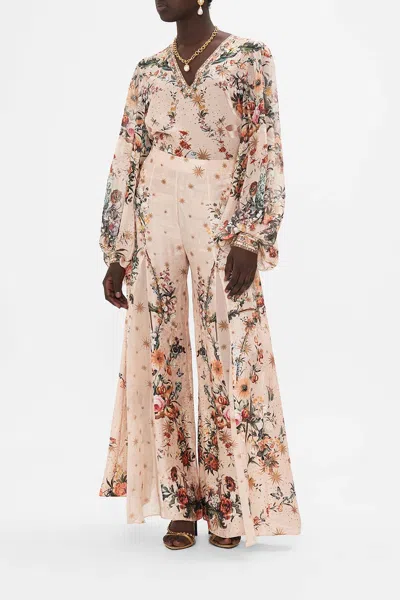 CAMILLA FLARES WITH LACE UP SIDE ROSE GARDEN REVOLUTION