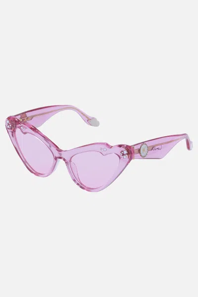 CAMILLA FLUTTERBY SUNGLASSES PINK LEMONADE