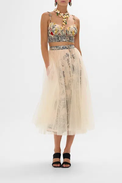 CAMILLA GATHERED BRALETTE ETCHED INTO ETERNITY