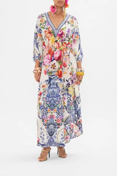 CAMILLA GATHERED WAIST KAFTAN DUTCH IS LIFE