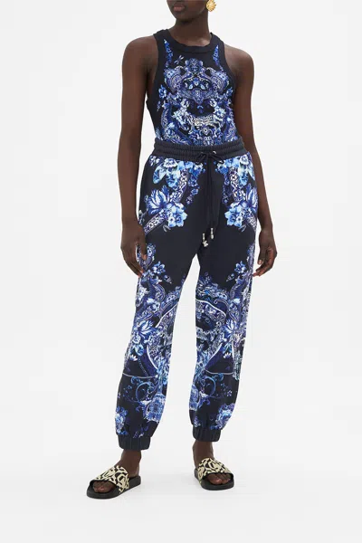 CAMILLA JERSEY TRACK PANT DELFT DYNASTY