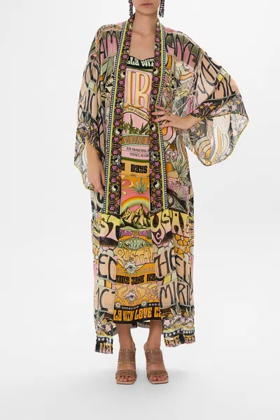 CAMILLA KIMONO LAYER WITH COLLAR DAY TRIPPIN