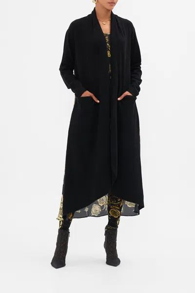 CAMILLA KNITTED CASUAL JACKET WITH SILK BACK SO SAYS THE ORACLE