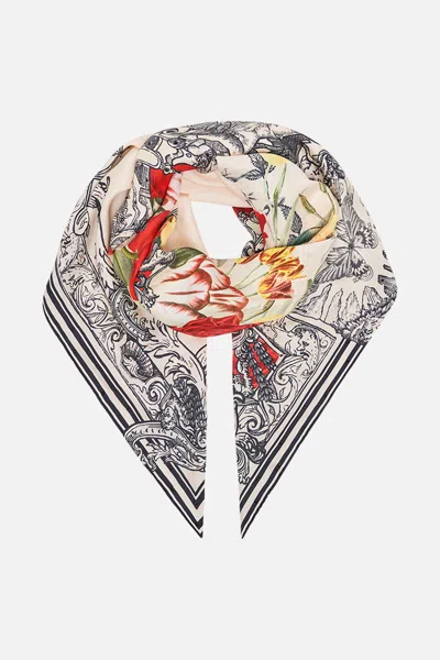 CAMILLA LARGE SQUARE SCARF ETCHED INTO ETERNITY