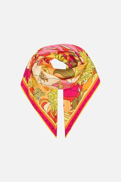 CAMILLA LARGE SQUARE SCARF THE FLOWER CHILD SOCIETY