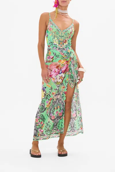 CAMILLA LONG SARONG PORCELAIN DREAM