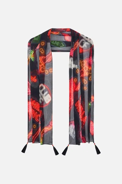 CAMILLA LONG SCARF ELECTRIC LOVELAND