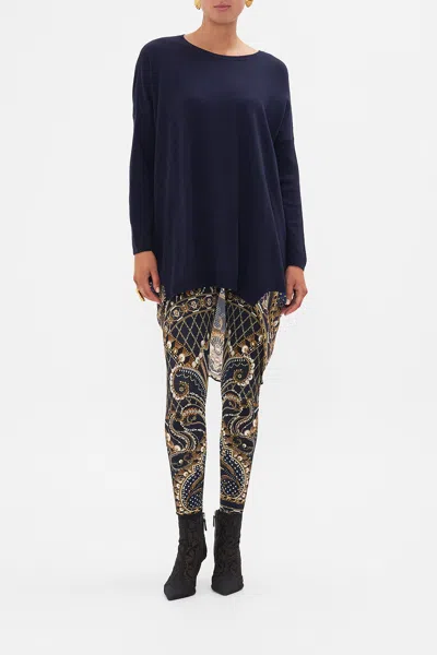 CAMILLA LONG SLEEVE JUMPER WITH PRINT BACK DANCE WITH THE DUKE