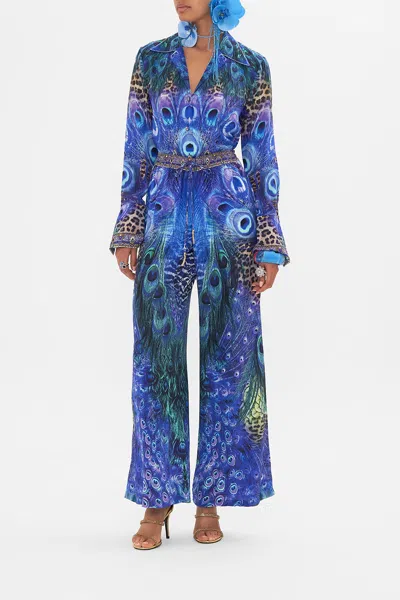 CAMILLA LOUNGE PANT PEACOCK ROCK