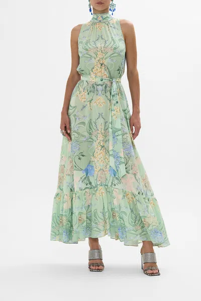 CAMILLA NECKTIE DRESS WITH ELASTICATED WAIST DREAMING IN DUTCH