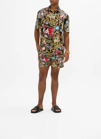 CAMILLA OVERSIZED BUTTON THROUGH SHORT SLEEVE SHIRT HAPPILY EVER AFTER