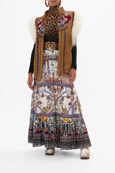 CAMILLA OVERSIZED SUEDE GILET VOLENDAM DOLLS