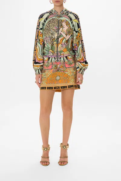 CAMILLA PANELLED SLEEVE BLOUSON BOMBER DAY TRIPPIN