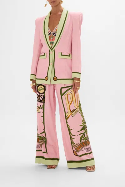 CAMILLA PEAKED SHOULDER BLAZER LETS CHASE RAINBOWS