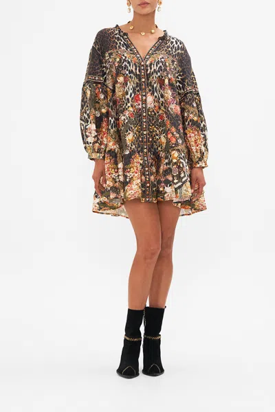 CAMILLA PINTUCK YOKE SHORT DRESS BORN IN BRUGES