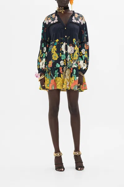 CAMILLA PINTUCK YOKE SHORT DRESS WE WORE FOLKLORE