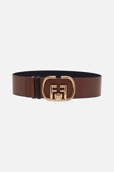 CAMILLA REVERSIBLE BUCKLE BELT TAN