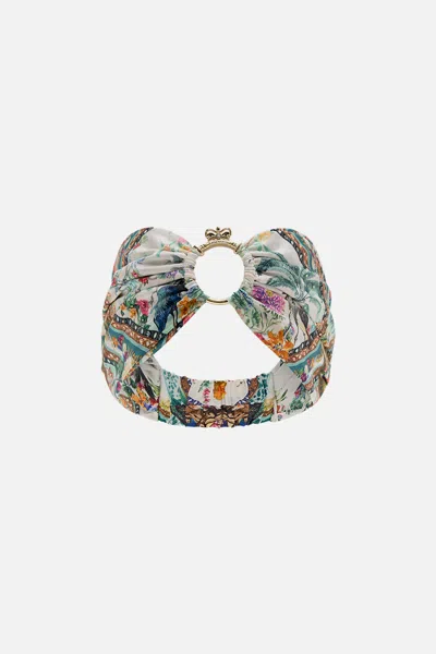 CAMILLA RING HEADBAND PLUMES AND PARTERRES