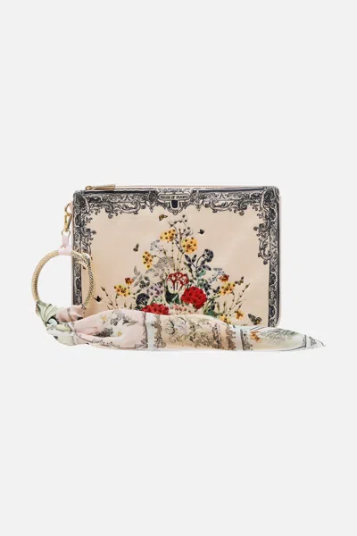 CAMILLA RING SCARF CLUTCH ETCHED INTO ETERNITY