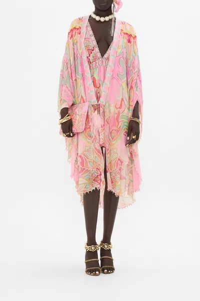 CAMILLA SCALLOPED EDGE LAYER TEA WITH TUSCHINSKI