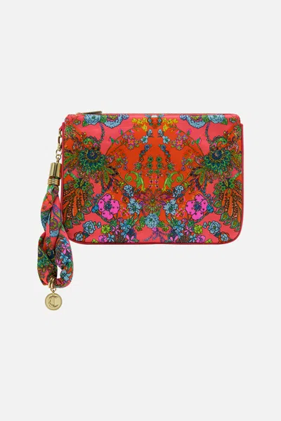 CAMILLA SCARF CLUTCH WINDMILLS AND WILDFLOWERS