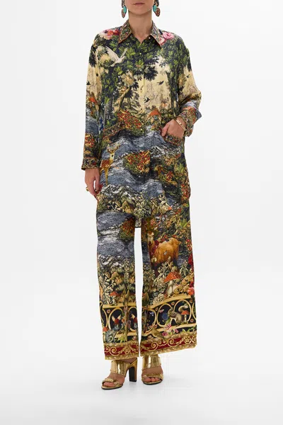 CAMILLA SHIRT TUNIC WITH POCKETS TAPESTRY TOTEMS