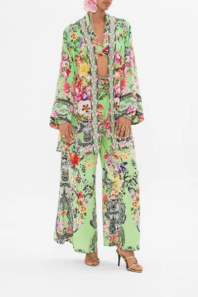 CAMILLA SHORT KIMONO WRAP PORCELAIN DREAM