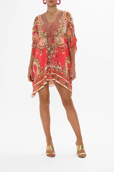 CAMILLA SHORT LACE UP KAFTAN SHELL GAMES