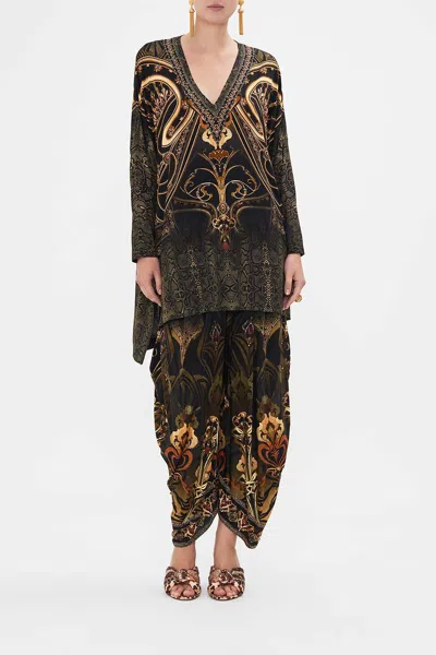 CAMILLA SIDE SPLIT TEE NOUVEAU NOIR