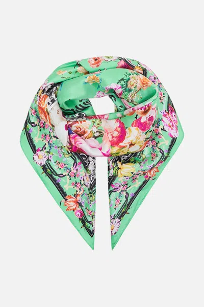 CAMILLA SILK SQUARE SCARF PORCELAIN DREAM