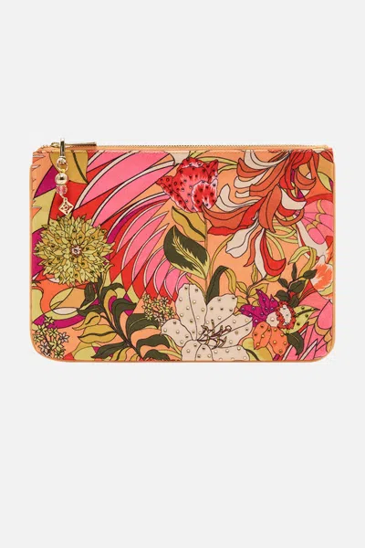 CAMILLA SMALL CANVAS CLUTCH THE FLOWER CHILD SOCIETY