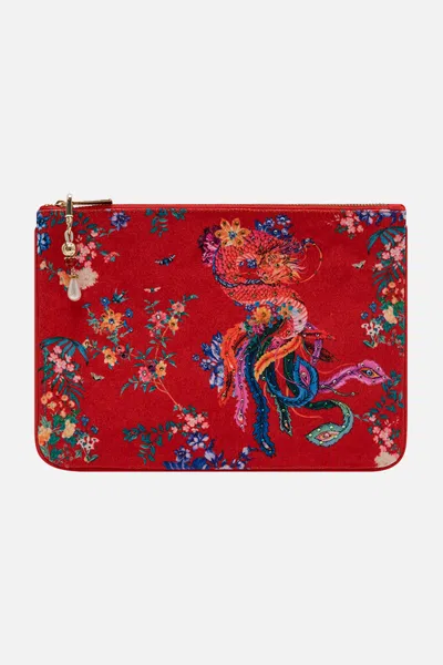 CAMILLA SMALL CANVAS CLUTCH THE SUMMER PALACE