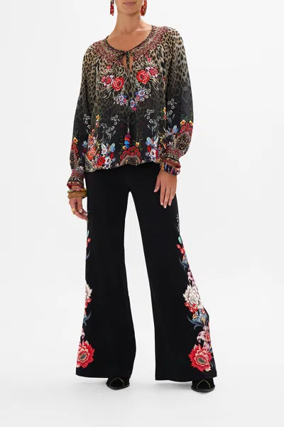 CAMILLA SMOCKED BLOUSE WITH CONTRAST SHIRRING VOLENDAM DOLLS