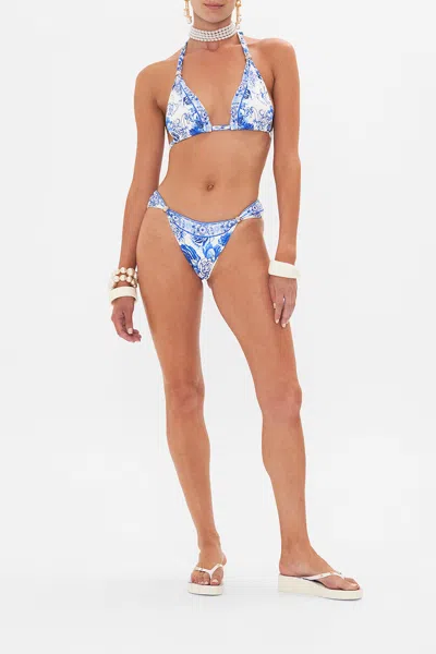 CAMILLA SOFT TIE BIKINI WITH TRIM IMMORTAL INK