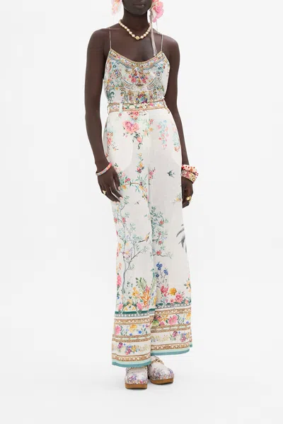 CAMILLA T BACK SHOESTRING TOP PLUMES AND PARTERRES