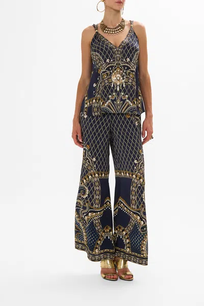 CAMILLA TANK TOP WITH STRAP BEAD DETAIL DANCE WITH THE DUKE