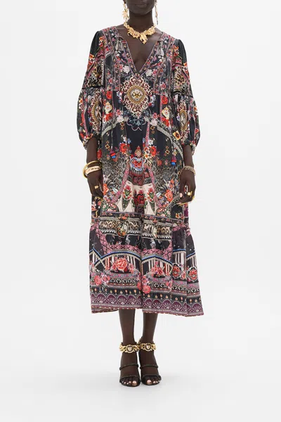 CAMILLA TIE NECK DRESS VOLENDAM DOLLS