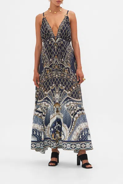 CAMILLA TIERED DRESS WITH HARDWARE DANCE WITH THE DUKE