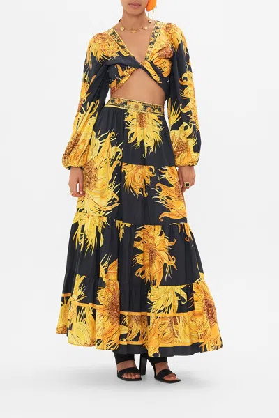 CAMILLA TIERED MAXI SKIRT MAKE ME YOUR MASTERPIECE