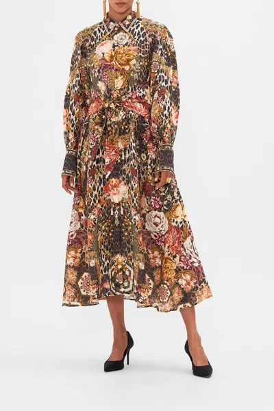 CAMILLA WAIST TIE SHIRT DRESS BORN IN BRUGES