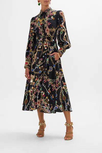 CAMILLA WAIST TIE SHIRT DRESS HAPPILY EVER AFTER