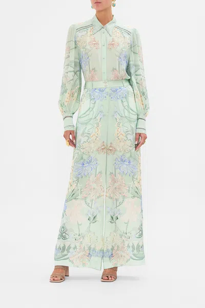 CAMILLA WIDE LEG WAISTED PANT DREAMING IN DUTCH