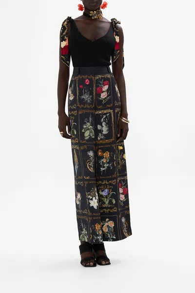 CAMILLA WIDE LEG WAISTED PANT MAGIC IN THE MANUSCRIPTS