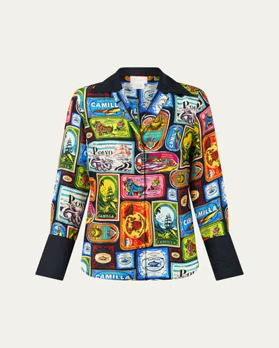 CAMILLA SAL DO MAR PYJAMA SHIRT