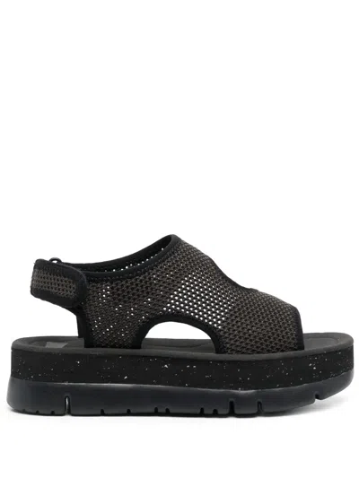 CAMPER ORUGA 50MM MESH TOUCH-STRAP SANDALS