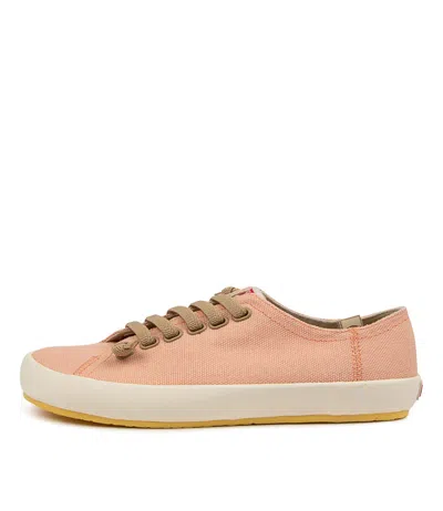 CAMPER CAMPER PEU RAMBLA MEDIUM RED WOMENS SHOES CASUAL SNEAKERS CASUAL