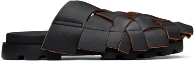 CAMPERLAB BLACK BRUTUS SANDALS