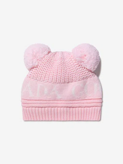 CANADA GOOSE CANADA GOOSE BABY GIRLS DOUBLE POM POM HAT